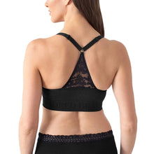 Load image into Gallery viewer, Kindred Bravely Simply Sublime Lace Racerback Nursing Bra Black