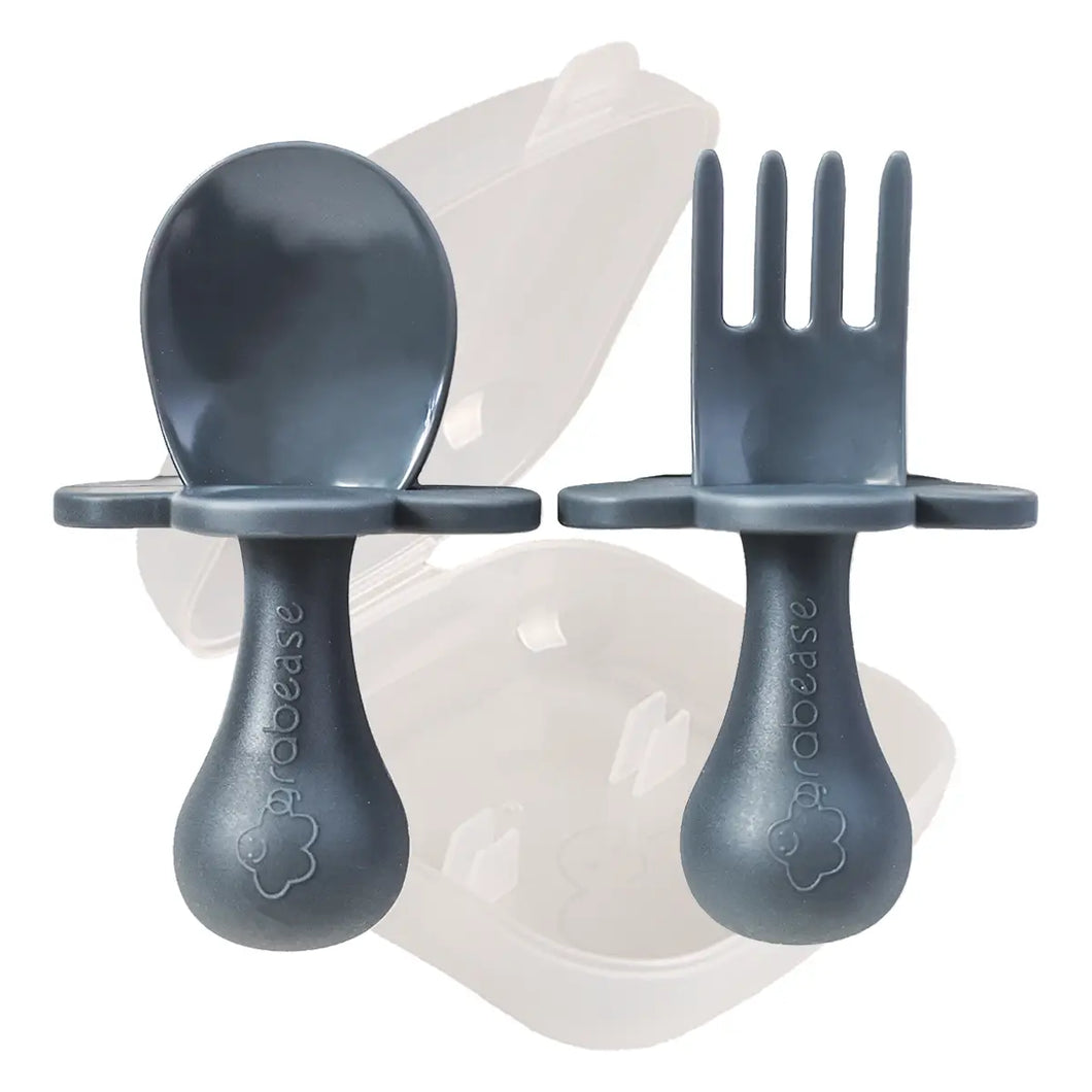 Grabease Fork and Spoon Set with Travel Case
