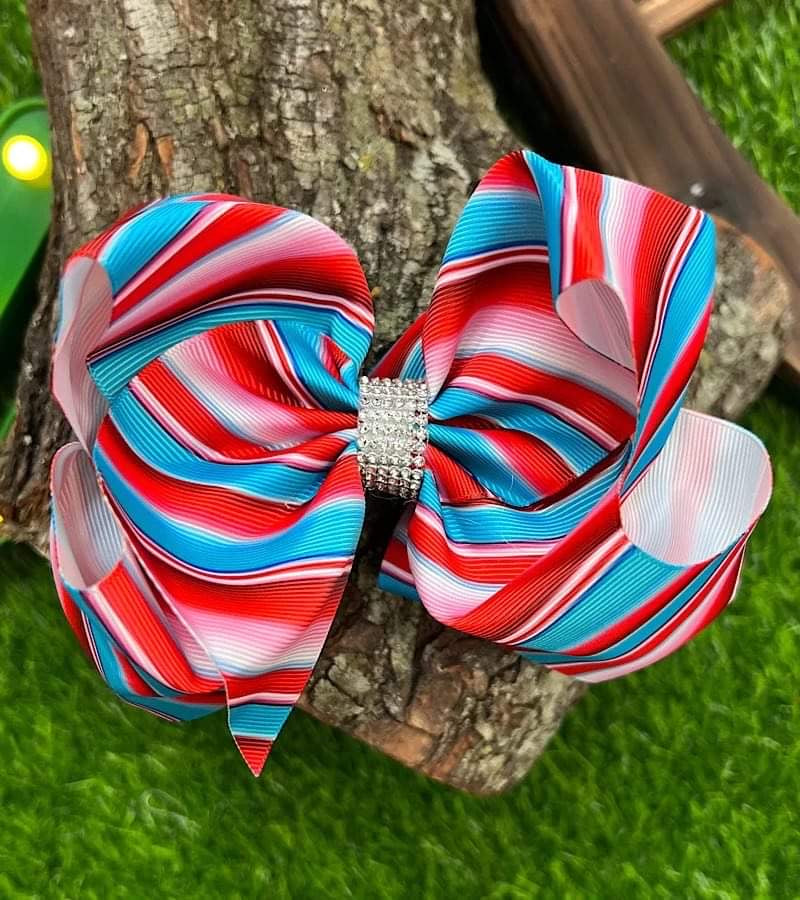 Serape Hair Bow