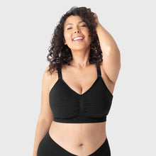 Load image into Gallery viewer, Kindred Bravely Sublime Hands-Free Pumping and Nursing Bra Black
