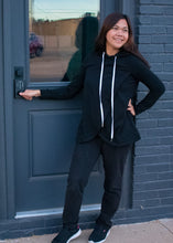 Load image into Gallery viewer, Black nursing hoodie
